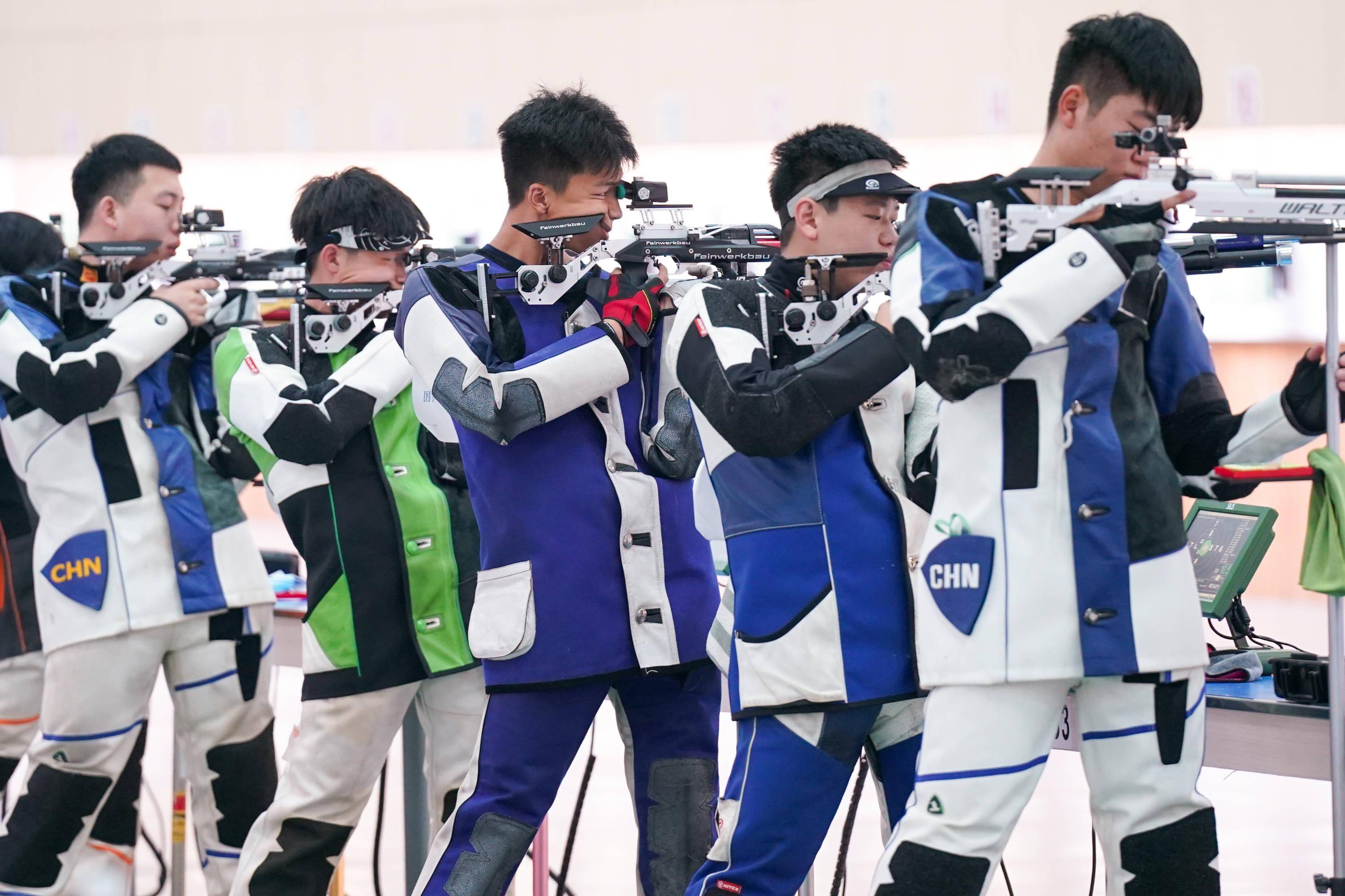 中国射击选手横扫赛场，势不可挡